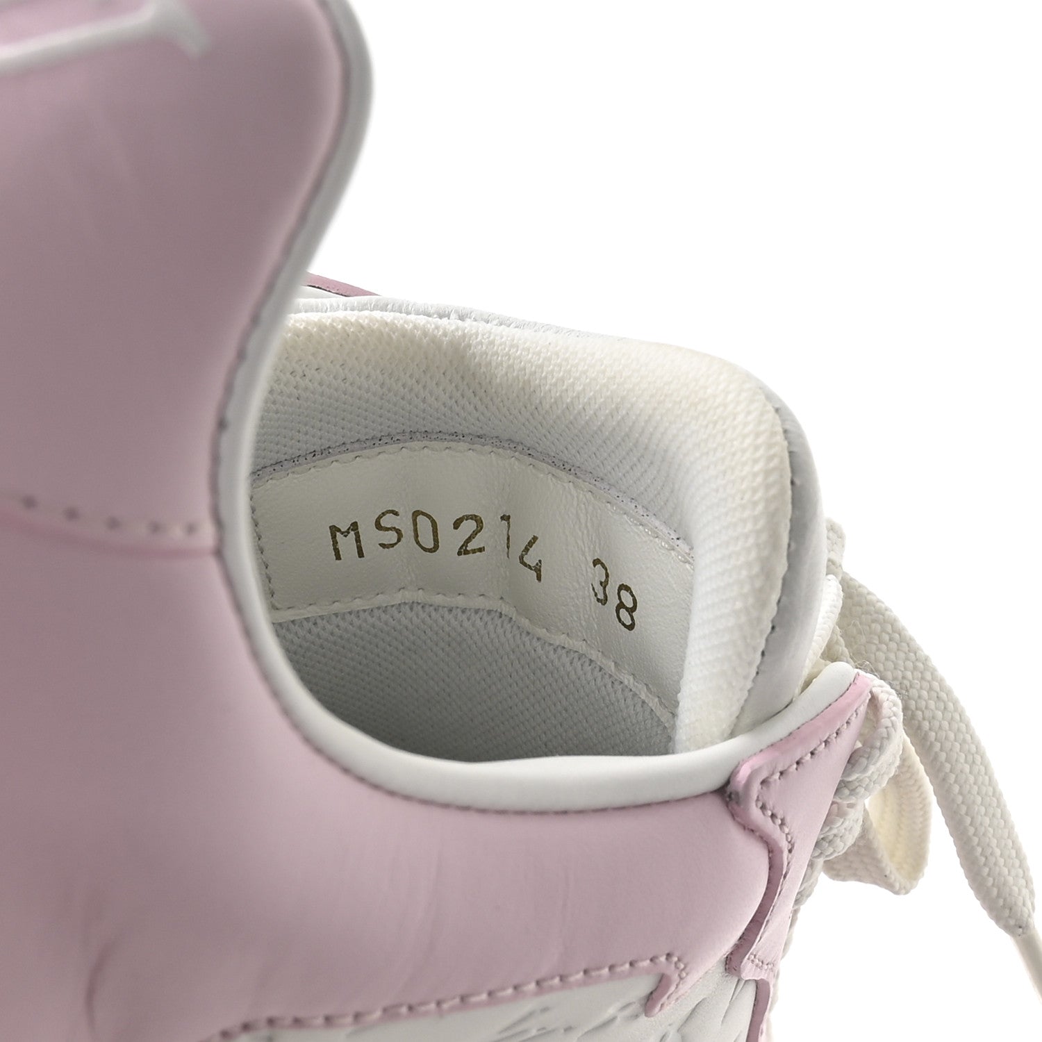 Louis Vuitton Calfskin Monogram LV Groovy Platform Sneakers 38 Pink 8 of 8