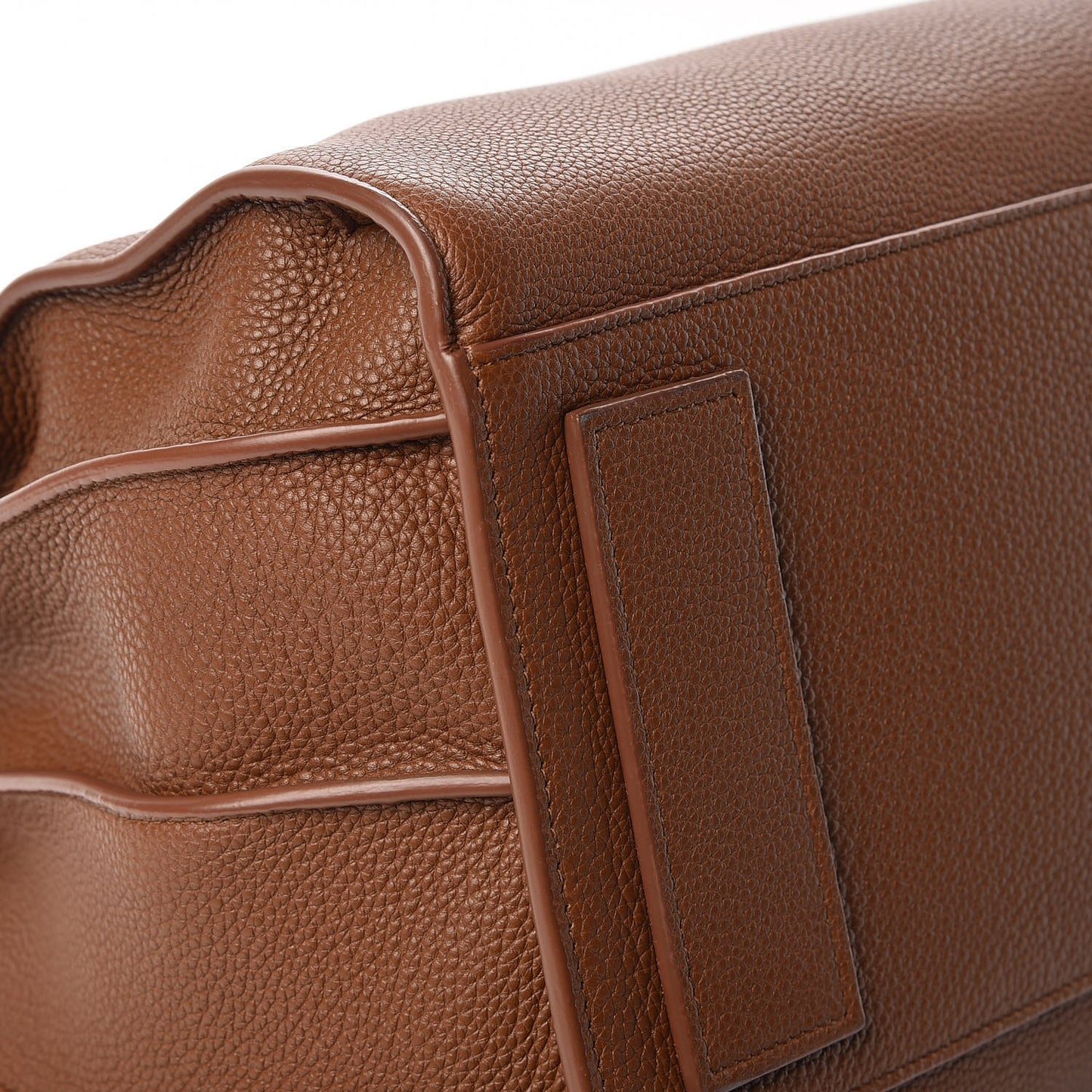 Grained Calfskin Medium Souple Sac De Jour Camel Brilliant