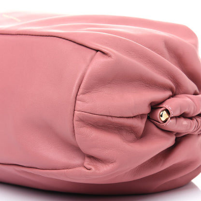 Mansur Gavriel Lambskin Cloud Clutch Blush 8 of 11
