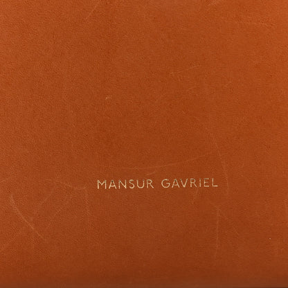 Mansur Gavriel Vegetable Tanned Calfskin Mini Bucket Bag Camello Rosa 6 of 9