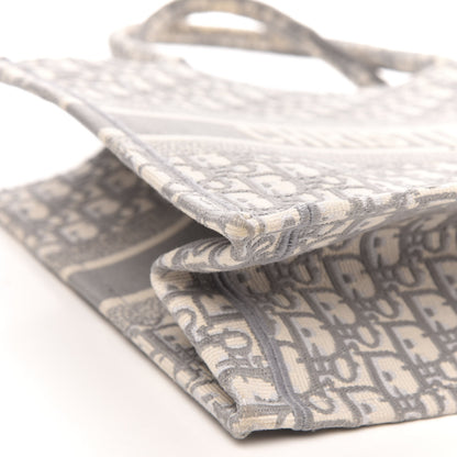 Christian Dior Oblique Medium Book Tote Grey 9 of 10