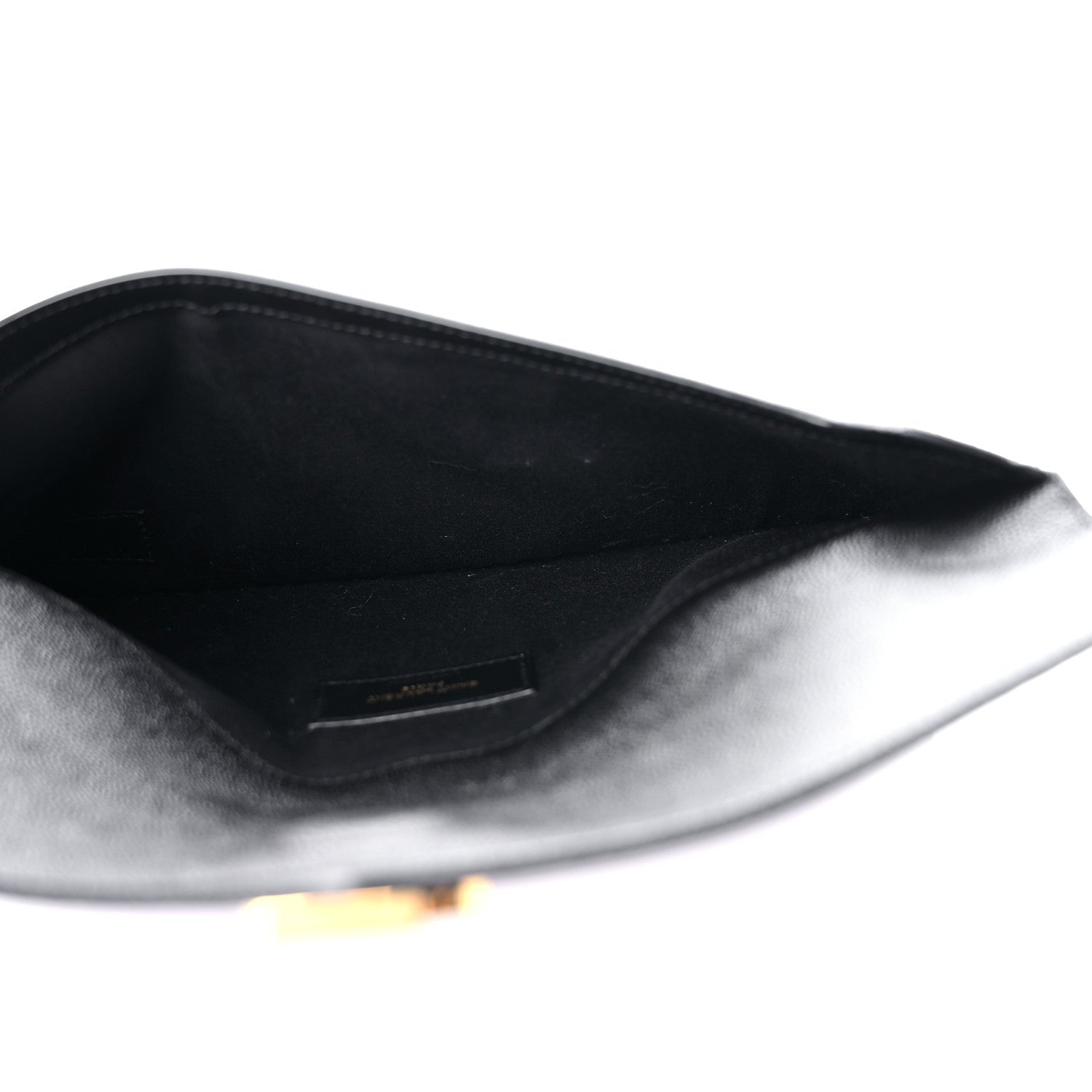 Saint Laurent Grain De Poudre Uptown Pouch Black 5 of 11