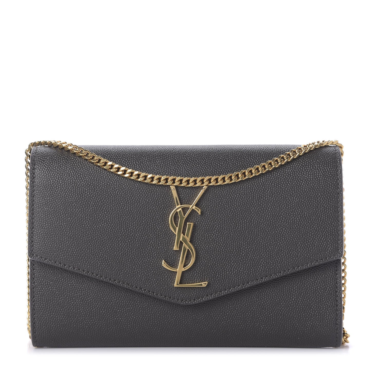 Grain De Poudre Uptown Chain Wallet Pebble