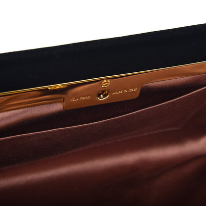Tom Ford Velvet Flat Clutch Black 6 of 9