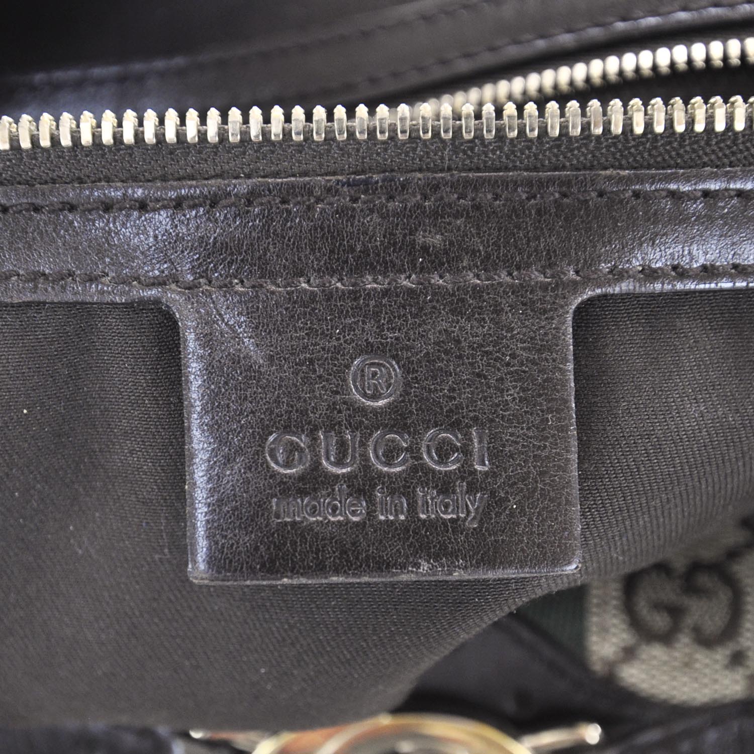 Gucci Monogram Reins Hobo Ebony 8 of 11