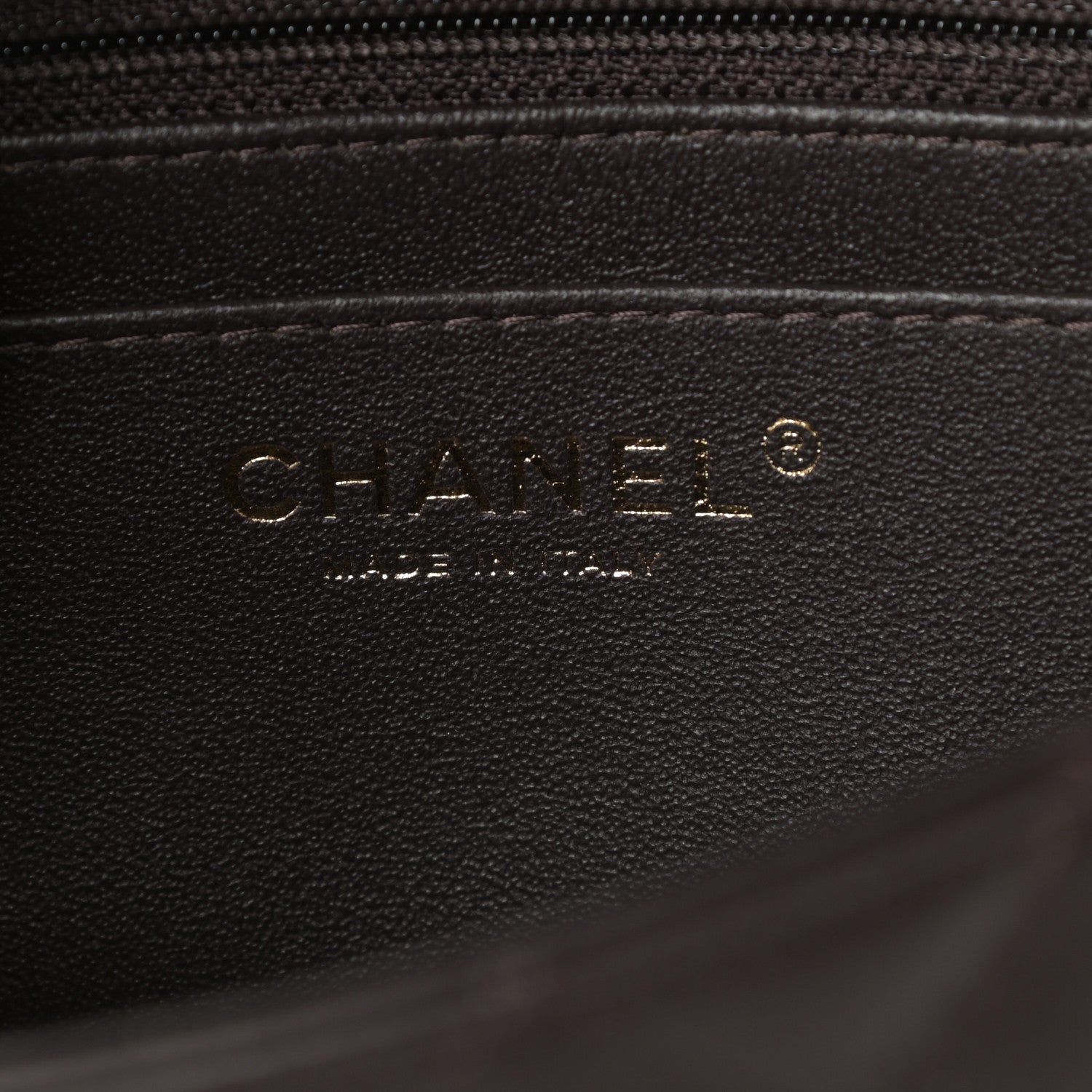 Chanel Lambskin Quilted Mini Rectangular Flap Dark Brown 6 of 12