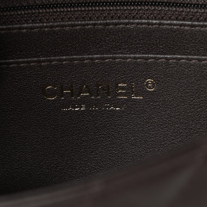 Chanel Lambskin Quilted Mini Rectangular Flap Dark Brown 6 of 12