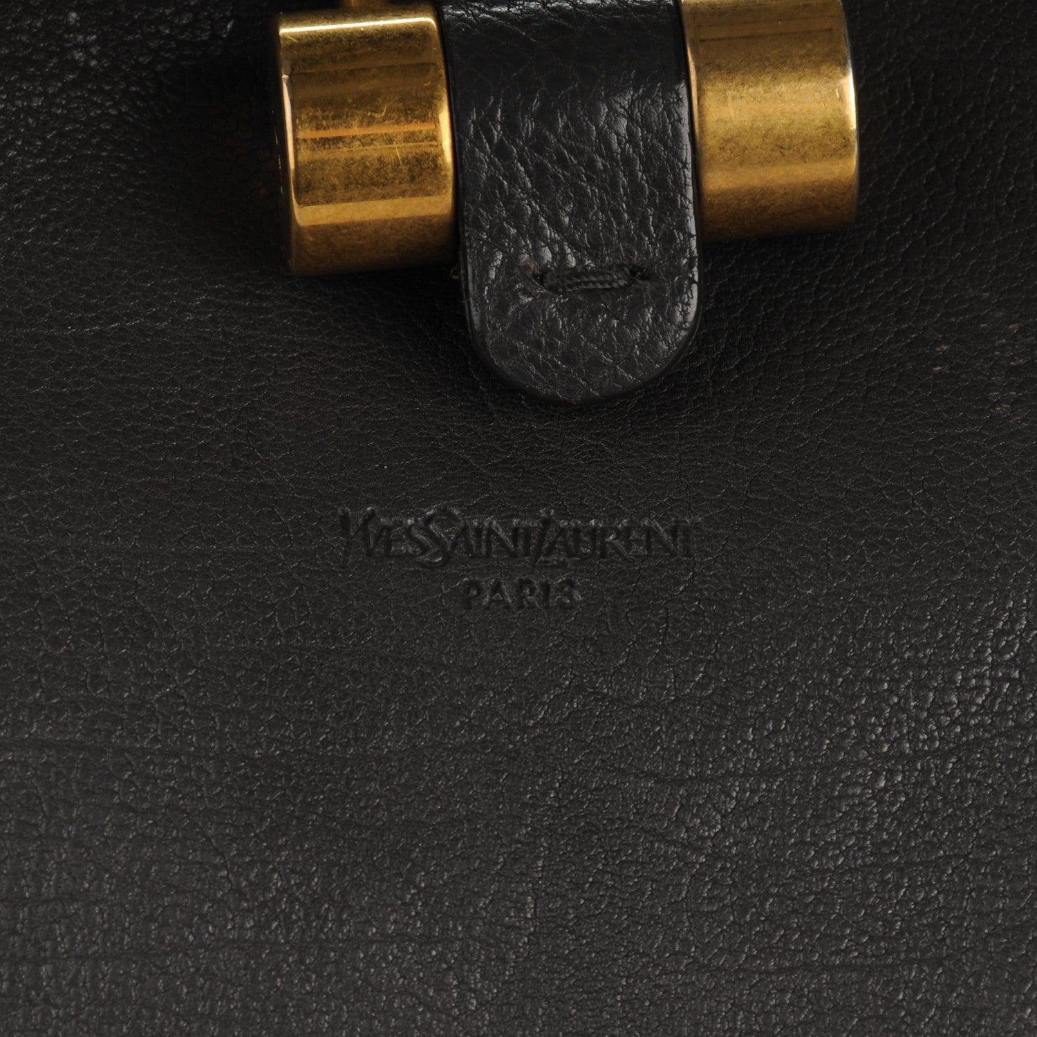 Saint Laurent Calfskin Oversized Muse Dark Grey 6 of 10