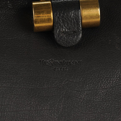 Saint Laurent Calfskin Oversized Muse Dark Grey 6 of 10