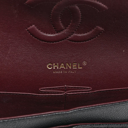 Chanel Caviar Quilted Medium Double Flap Black 6 of 10