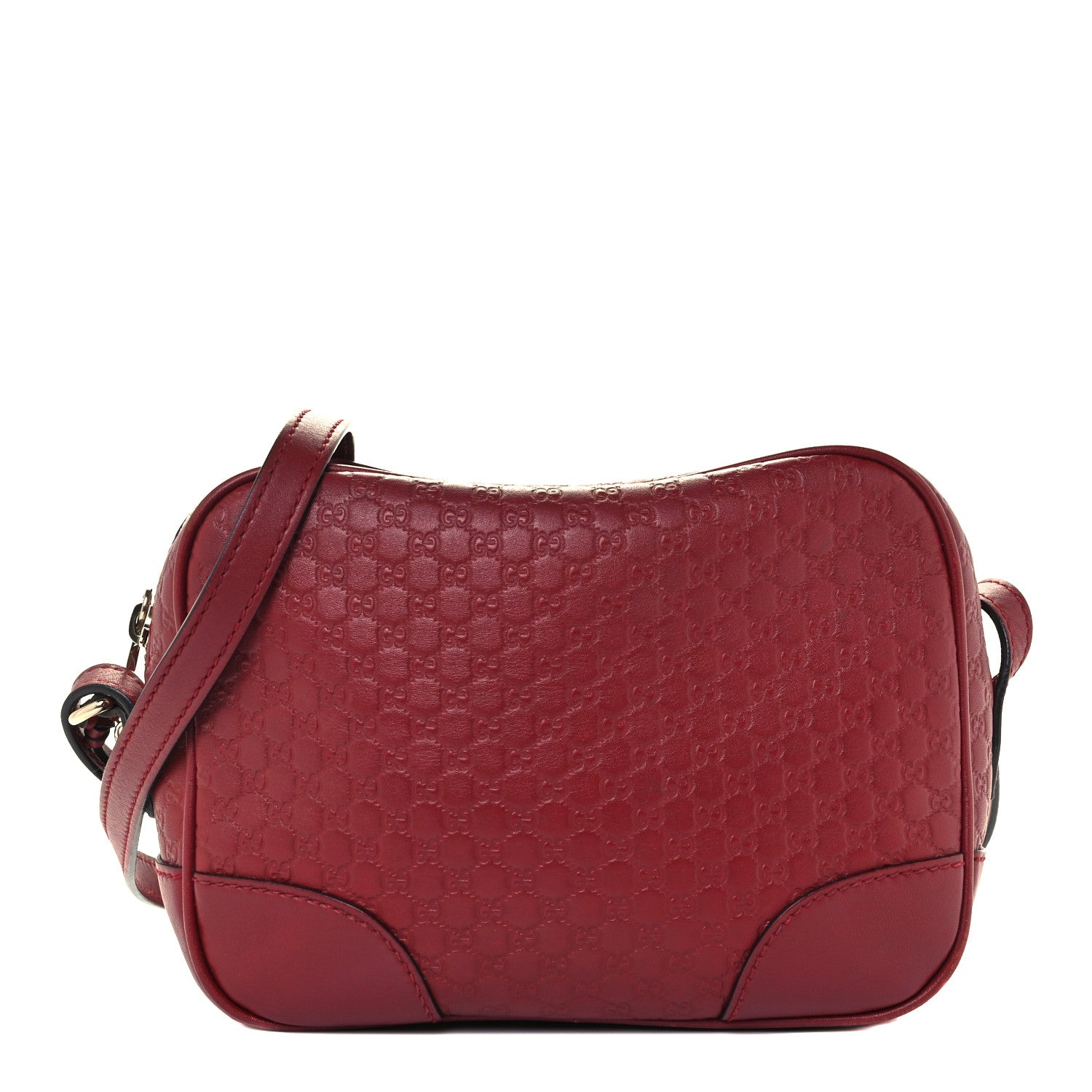 Gucci Microguccissima Mini Bree Messenger Bag Red 1 of 12