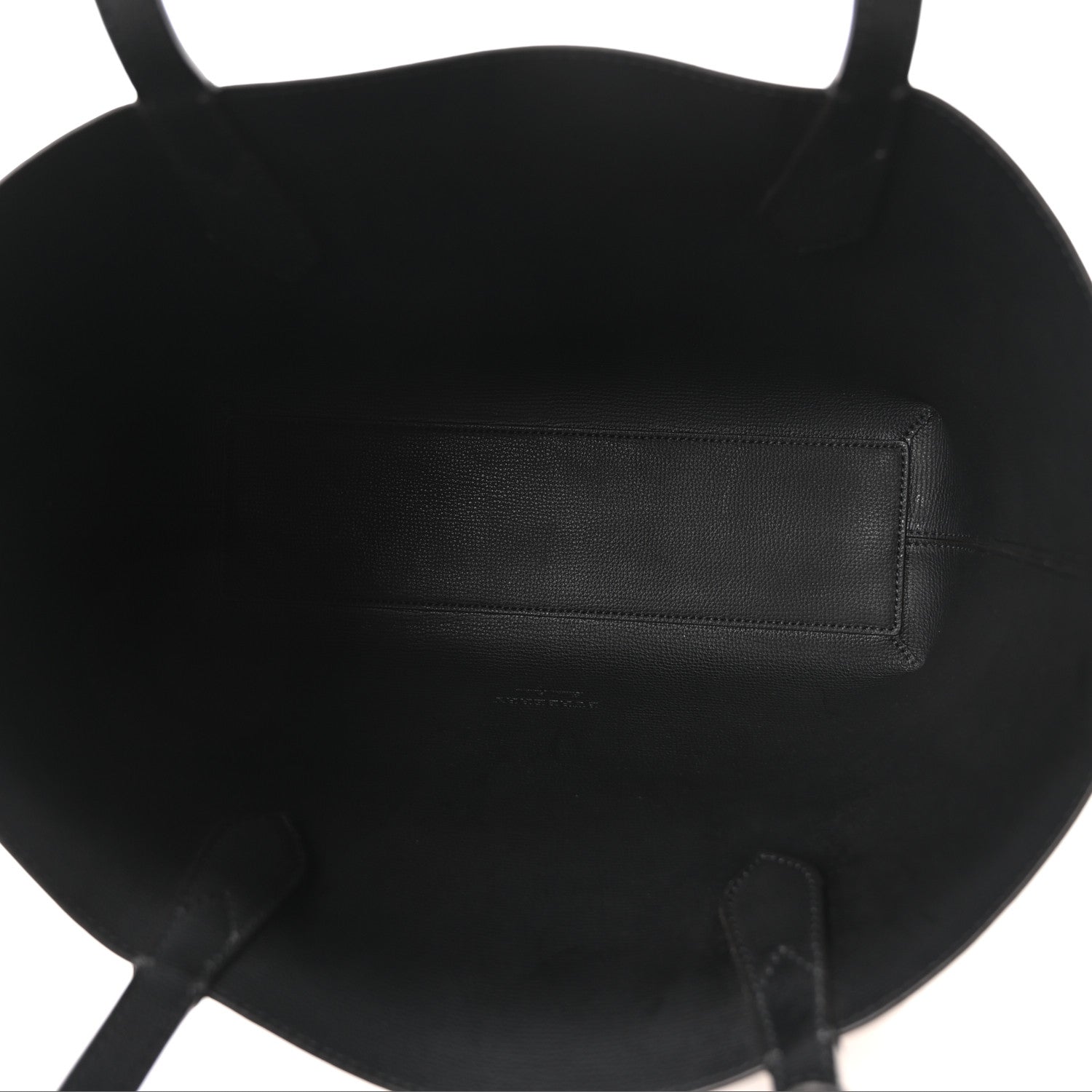 Burberry Grainy Calfskin Haymarket Check Small Reversible Tote Black 4 of 15