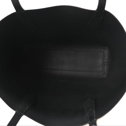 Burberry Grainy Calfskin Haymarket Check Small Reversible Tote Black 4 of 15