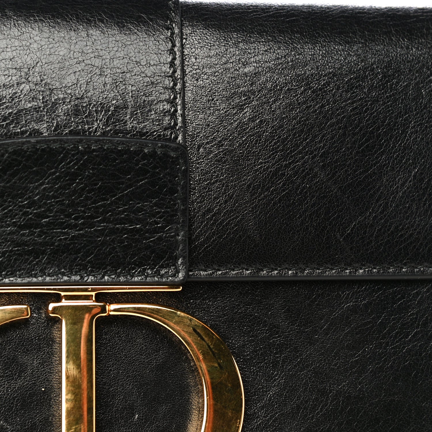 Christian Dior Calfskin 30 Montaigne Chain Pouch Black 16 of 21