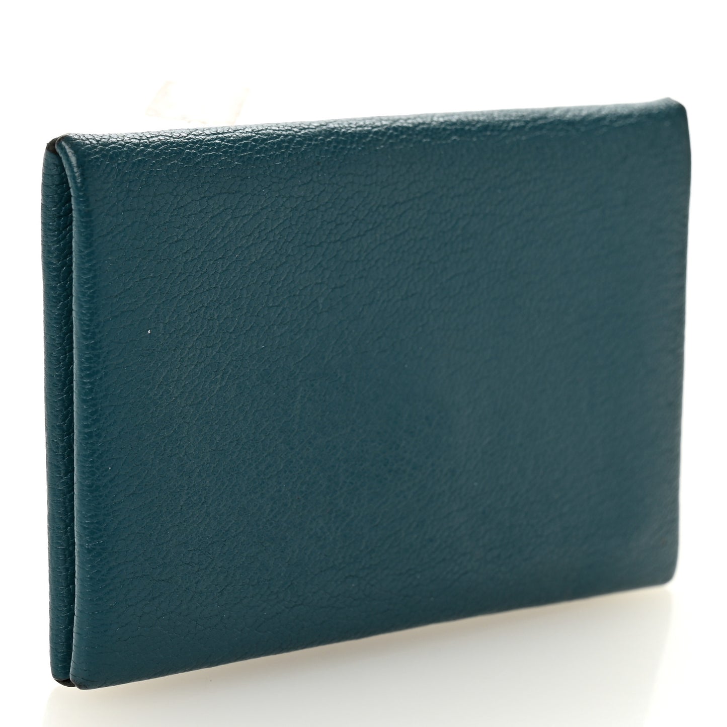 Chevre Mysore Calvi Card Case Vert Bosphore