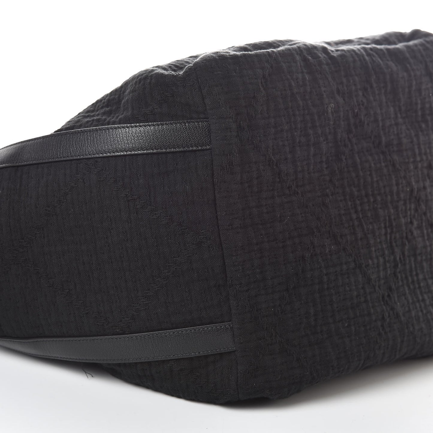 Canvas Small Double Face Tote Black