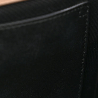 Saint Laurent Grain De Poudre Textured Mixed Matelasse Medium Triquilt Monogram Satchel Dark Beige 11 of 14