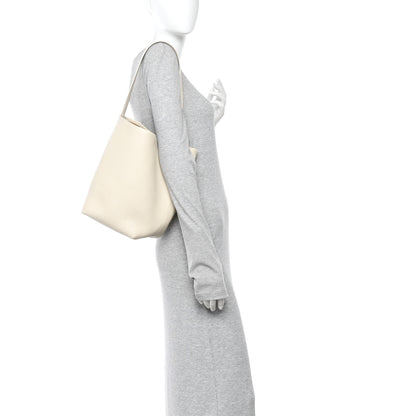 The Row Grained Calfskin Medium N/S Park Tote Ivory 2 of 10
