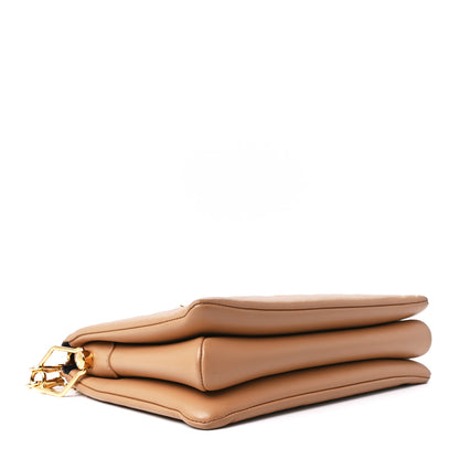 Louis Vuitton Lambskin Embossed Monogram Coussin PM Camel 4 of 11
