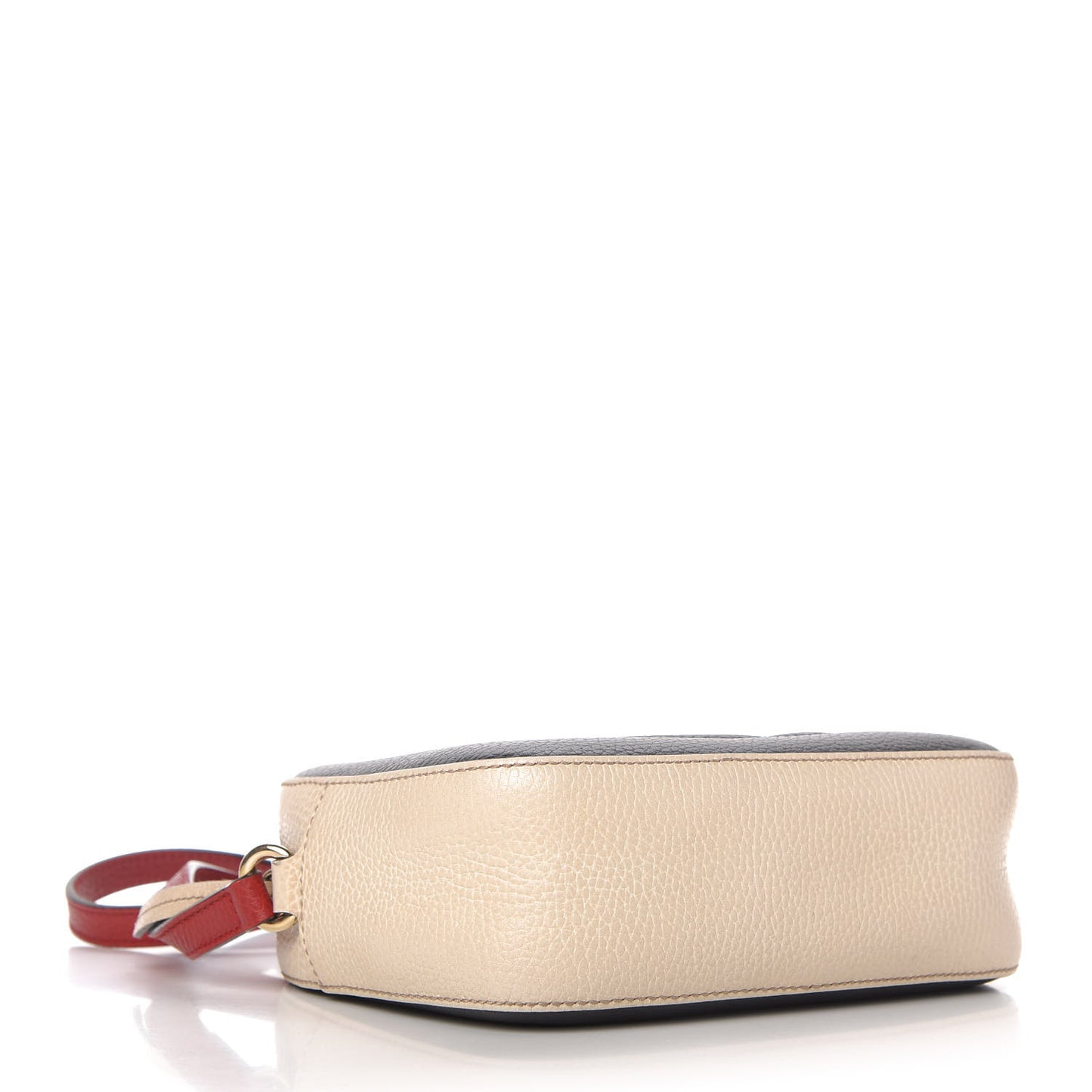 Dollar Calfskin Small Soho Disco Bag Blue Hibiscus Red Mystic White