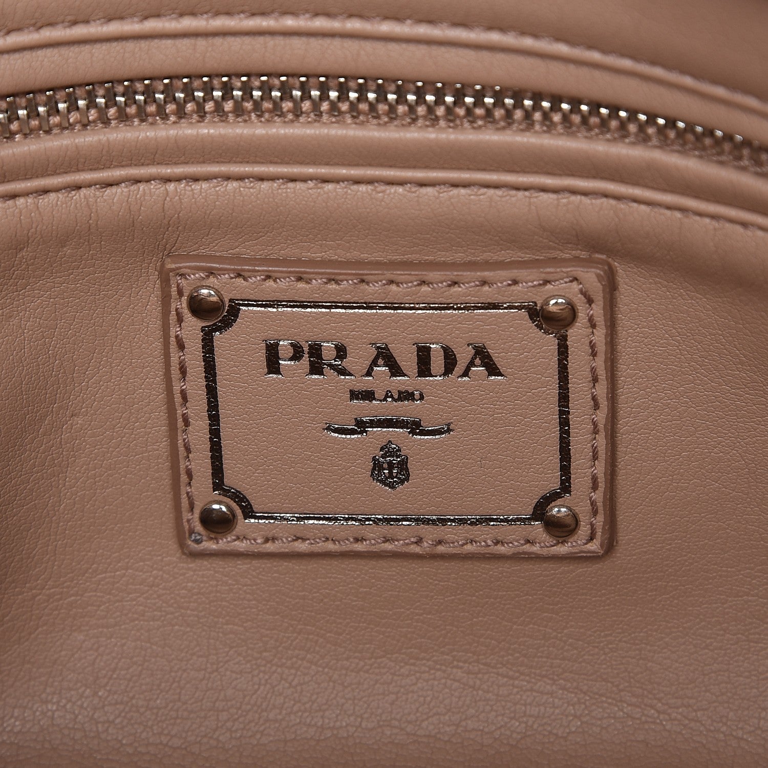 Prada Nappa Gaufre Crossbody Pomice 7 of 10
