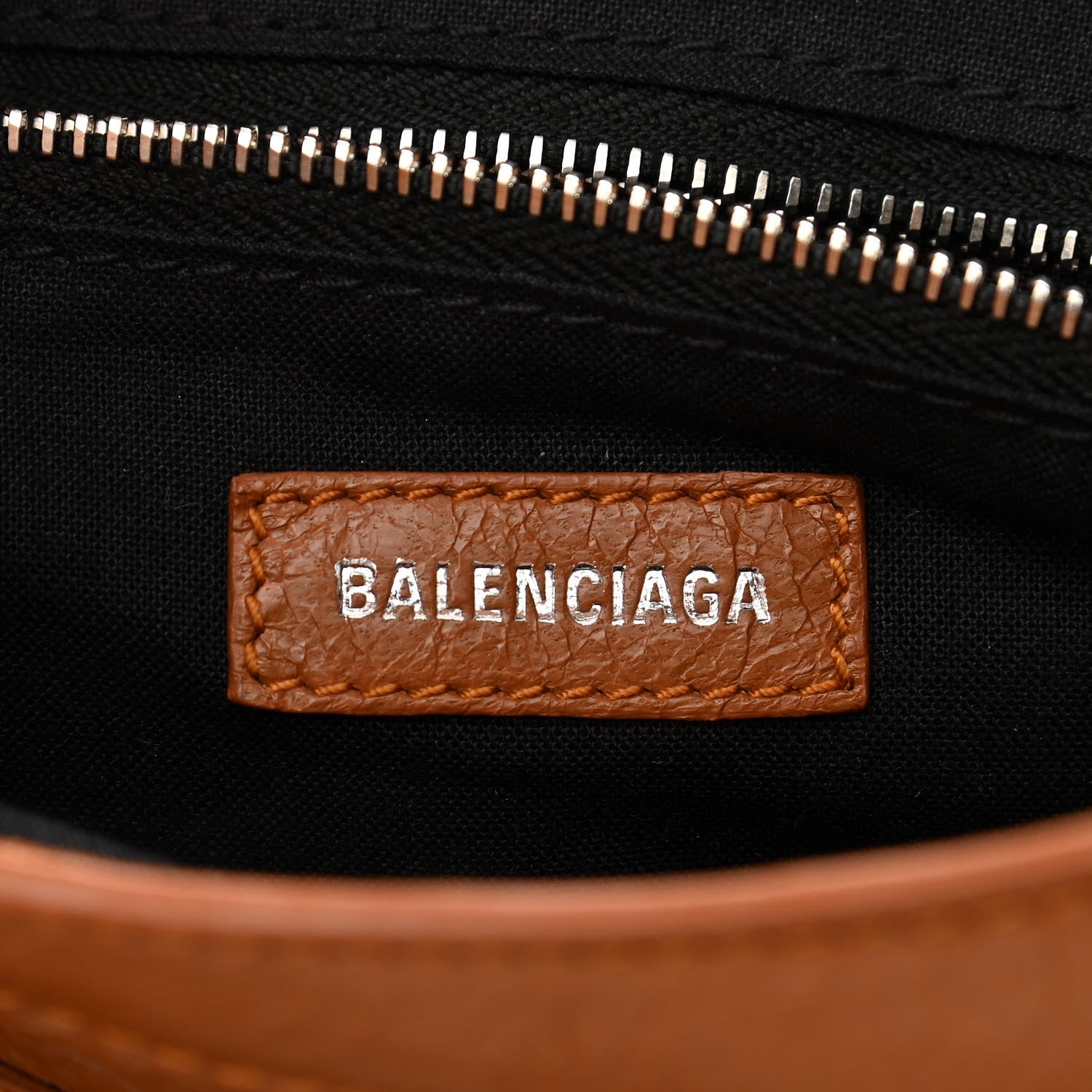 Balenciaga Agneau Classic Silver Hardware S City Camel 6 of 10
