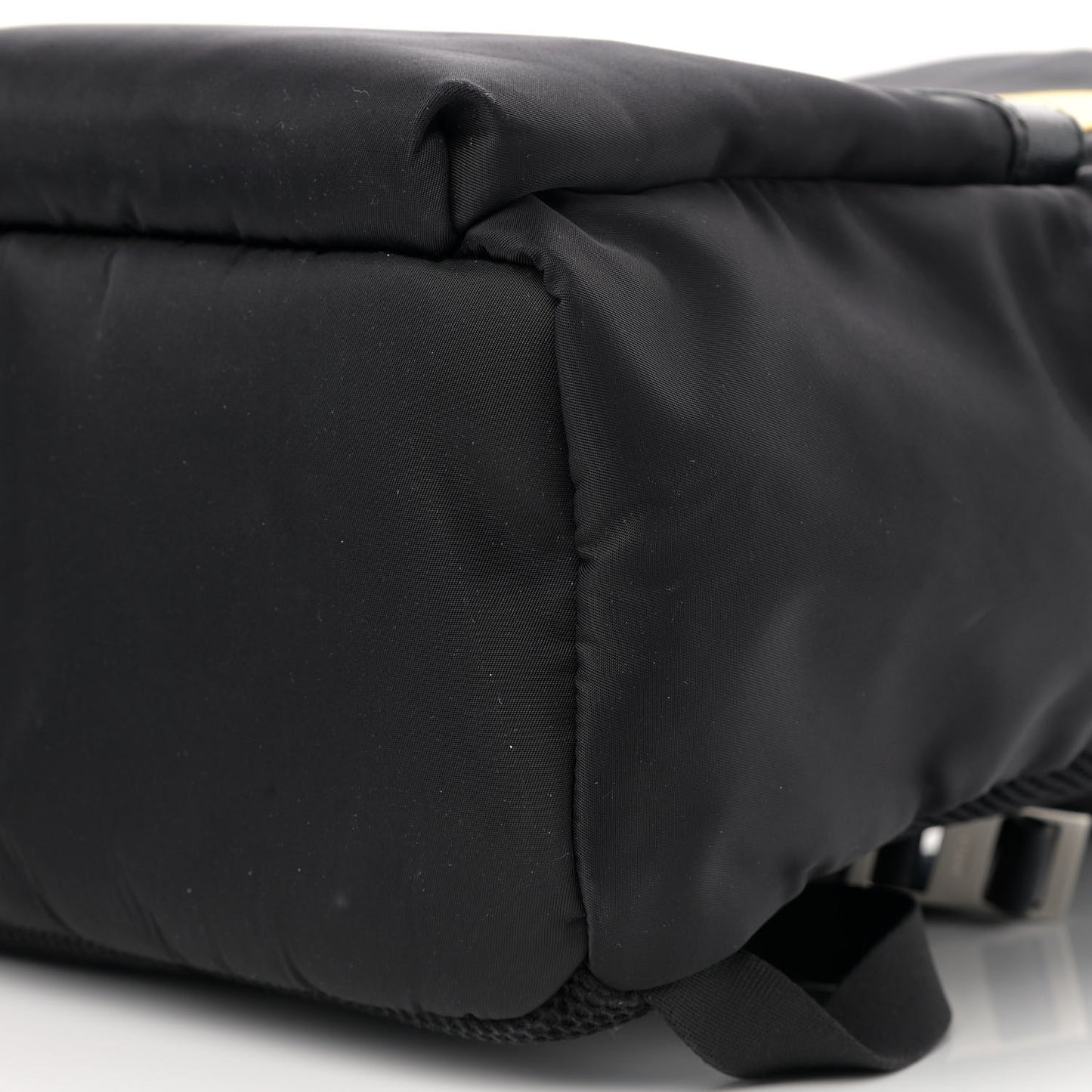 Nylon Vitello Elite Monster Eyes Rounded Backpack Black Yellow