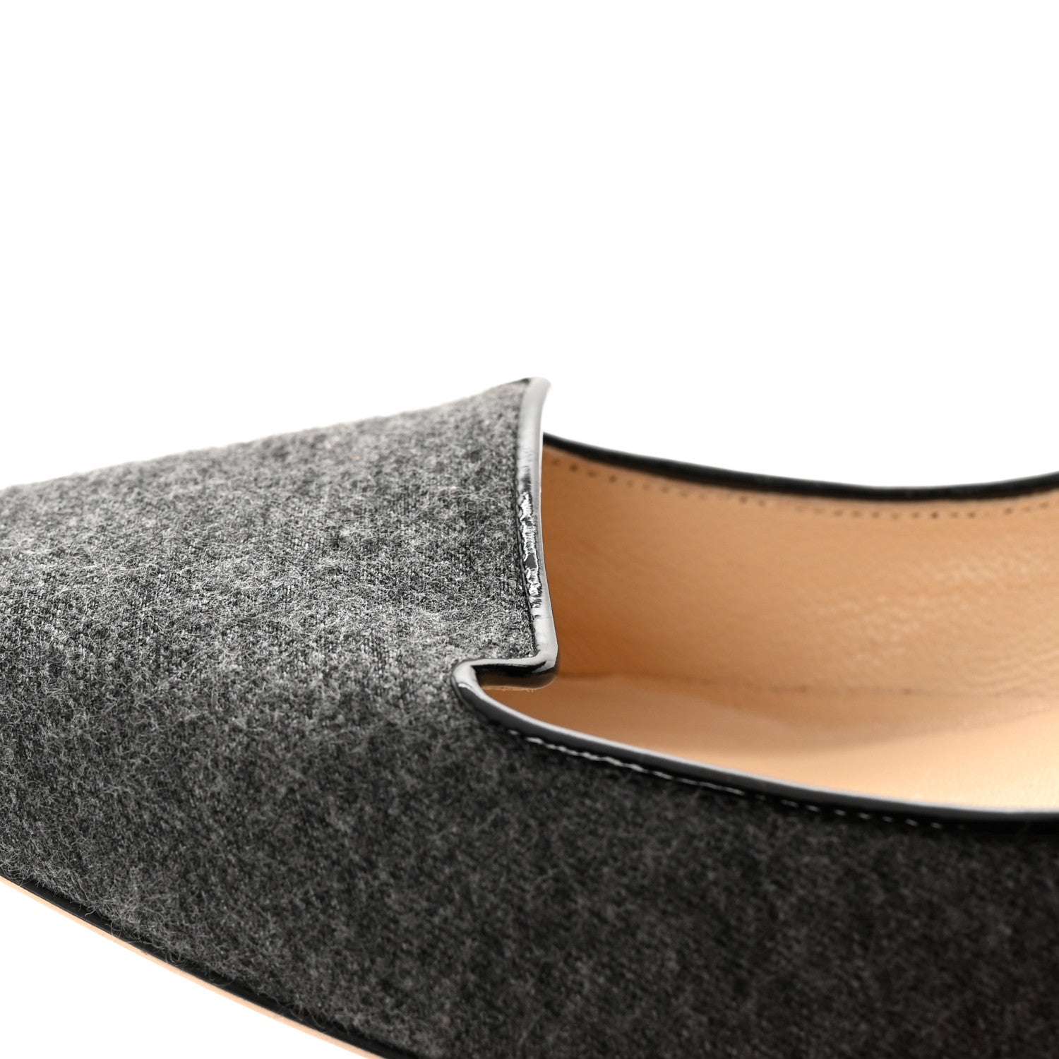 Jimmy Choo Flannel Allure Kitten Heel Pumps 39.5 Taupe Grey 15 of 15