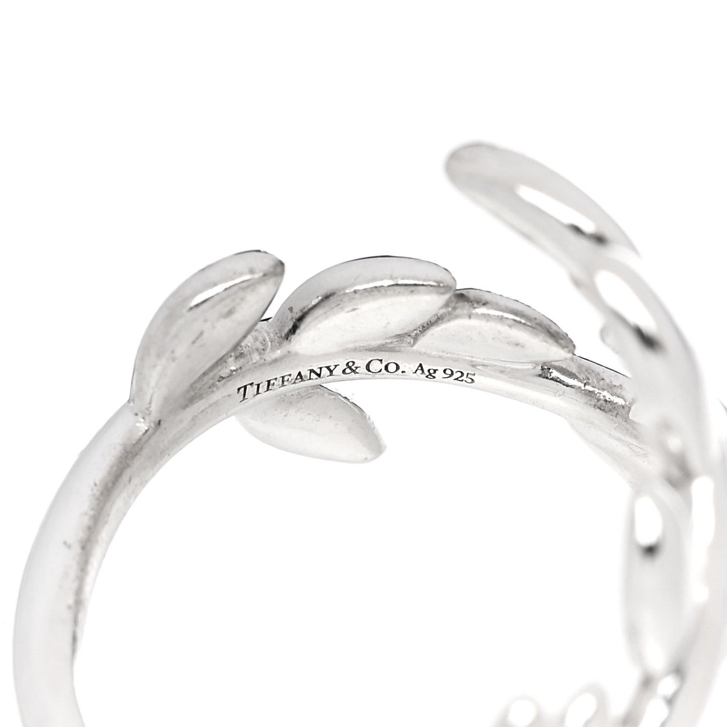 Sterling Silver Paloma Picasso Olive Leaf Band Ring 52 6