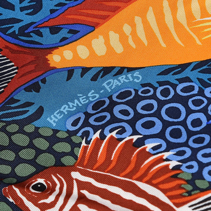 Hermes Silk Under The Waves Scarf 90 5 of 6