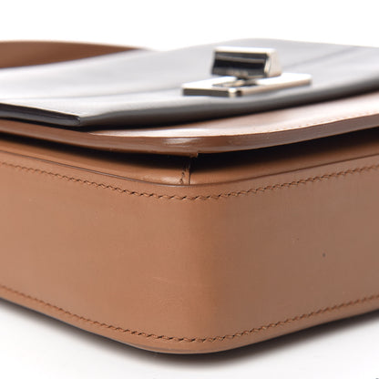 Prada City Calf Bi-Color Crossbody Bag Cannella Marmo 10 of 11