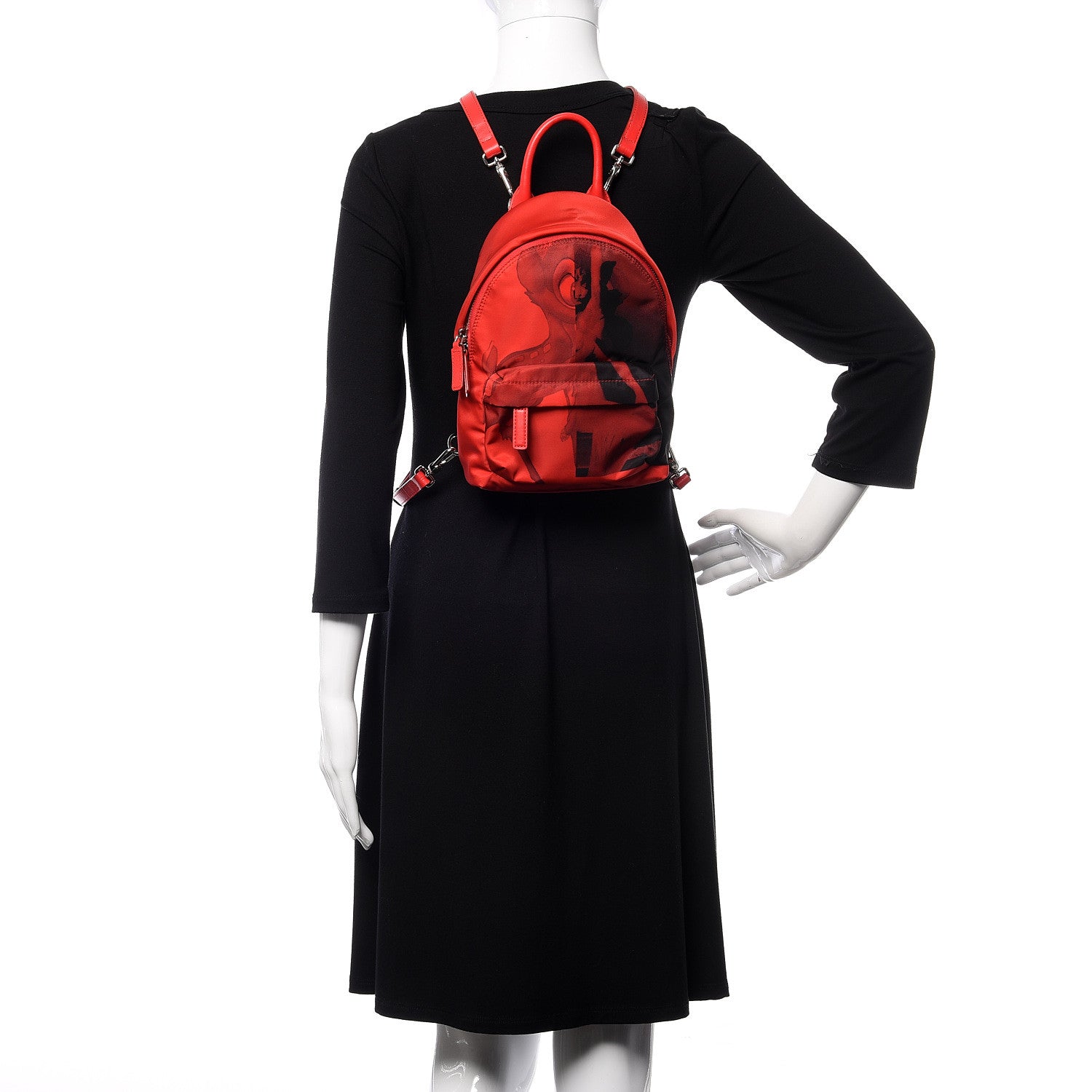 GIVENCHY ナノ バックパック Givenchy Nylon Bambi Print Nano Backpack Red 504815 – FASHIONPHILE