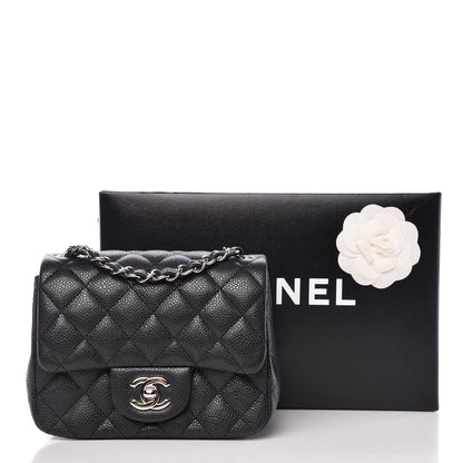 Chanel Caviar Quilted Mini Square Flap Black 11 of 11