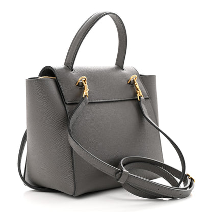 Celine Grained Calfskin Nano Belt Bag Grey 3 of 11