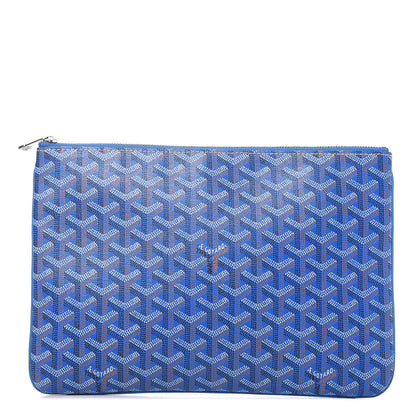 Goyard Goyardine Senat Pochette MM Sky Blue 1 of 11
