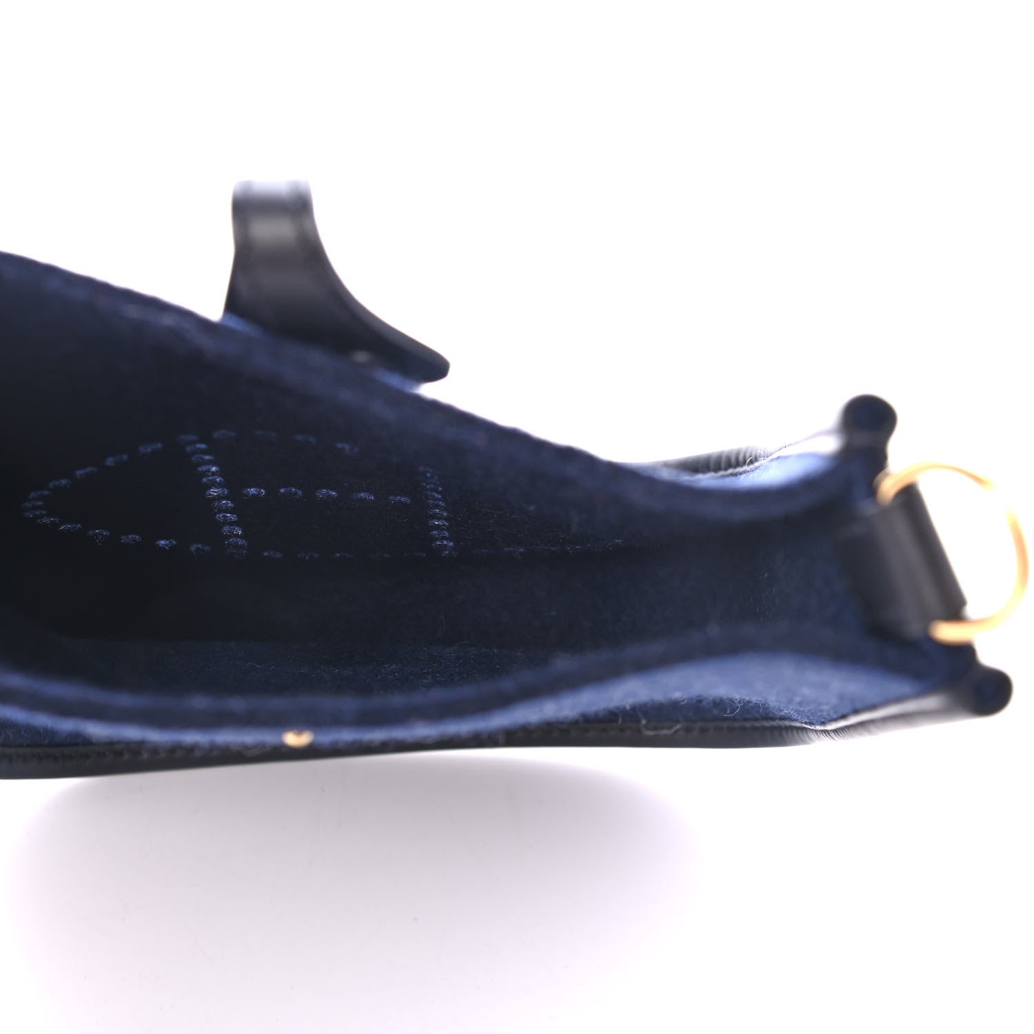 Hermes Feutre Swift Evelyne TPM Bleu Nuit Black 4 of 4