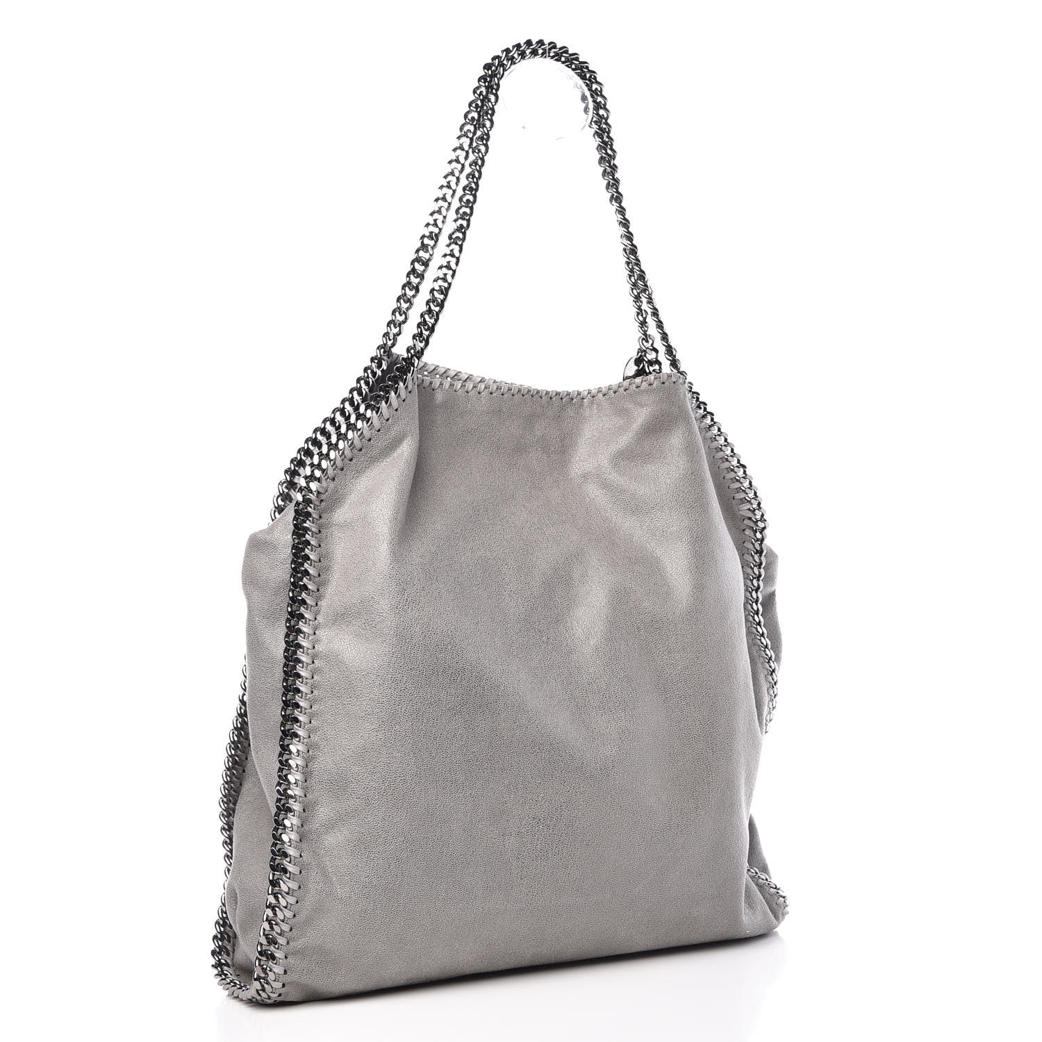 Stella McCartney Shaggy Deer Big Falabella Tote Grey 4 of 9