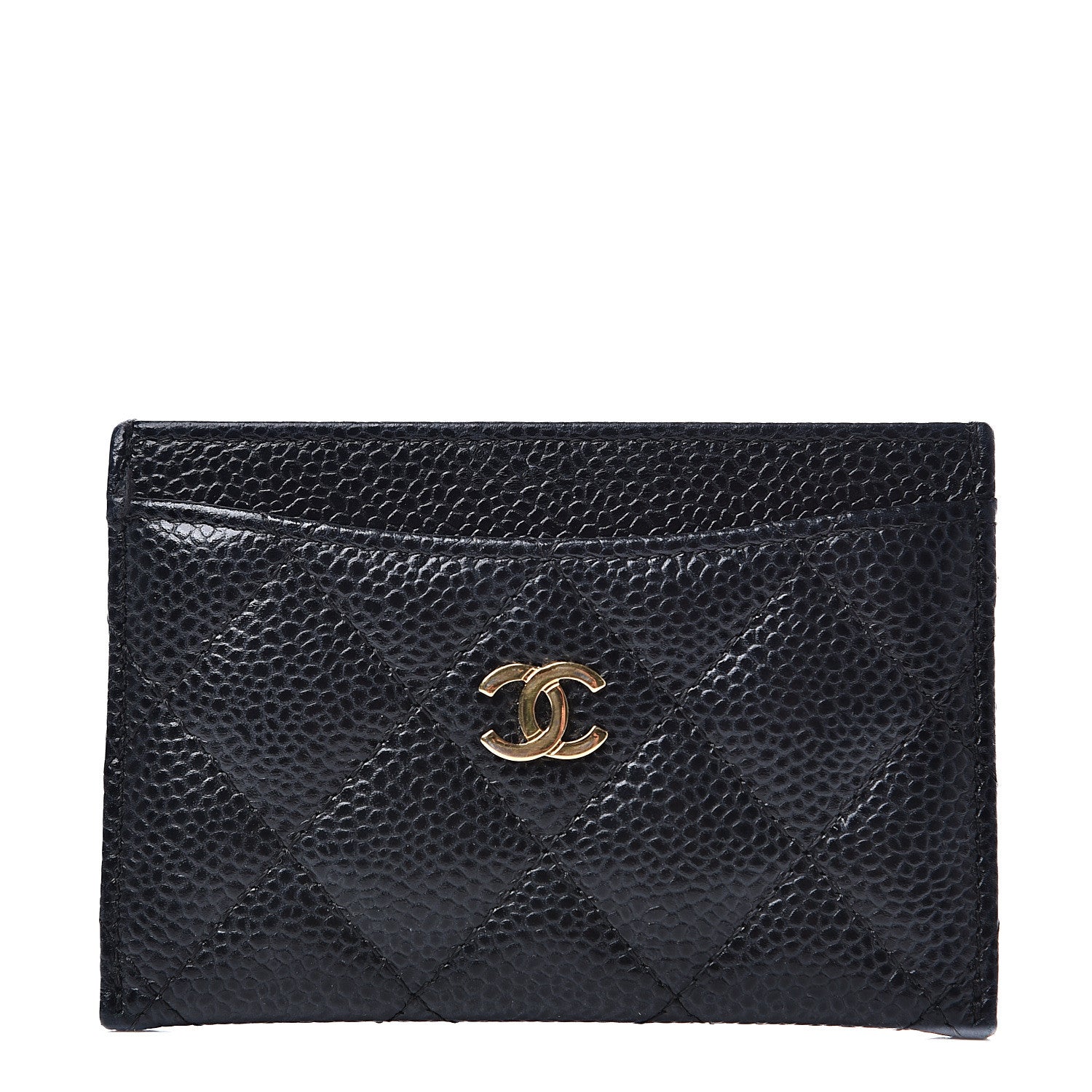 Chanel Caviar Quilted Card Holder Black 1 of 9