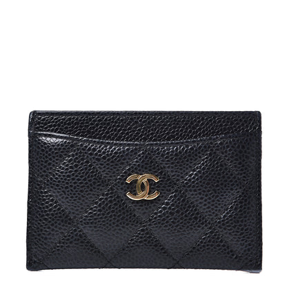 Chanel Caviar Quilted Card Holder Black 1 of 9