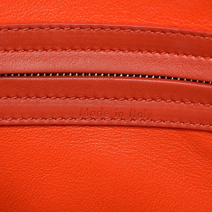 Celine Suede Medium Phantom Luggage Bright Orange 6 of 10
