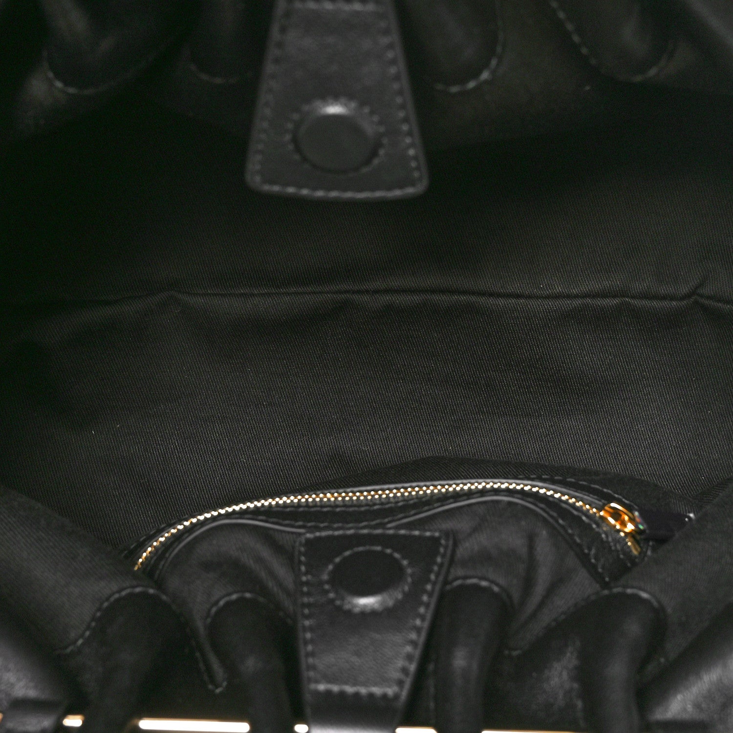 Salvatore Ferragamo Lambskin Medium Dumpling Soft Bag Black 5 of 10