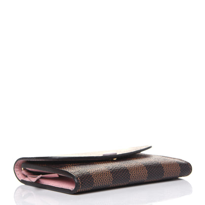 Louis Vuitton Damier Ebene Rosalie Coin Purse Rose Ballerine 4 of 9