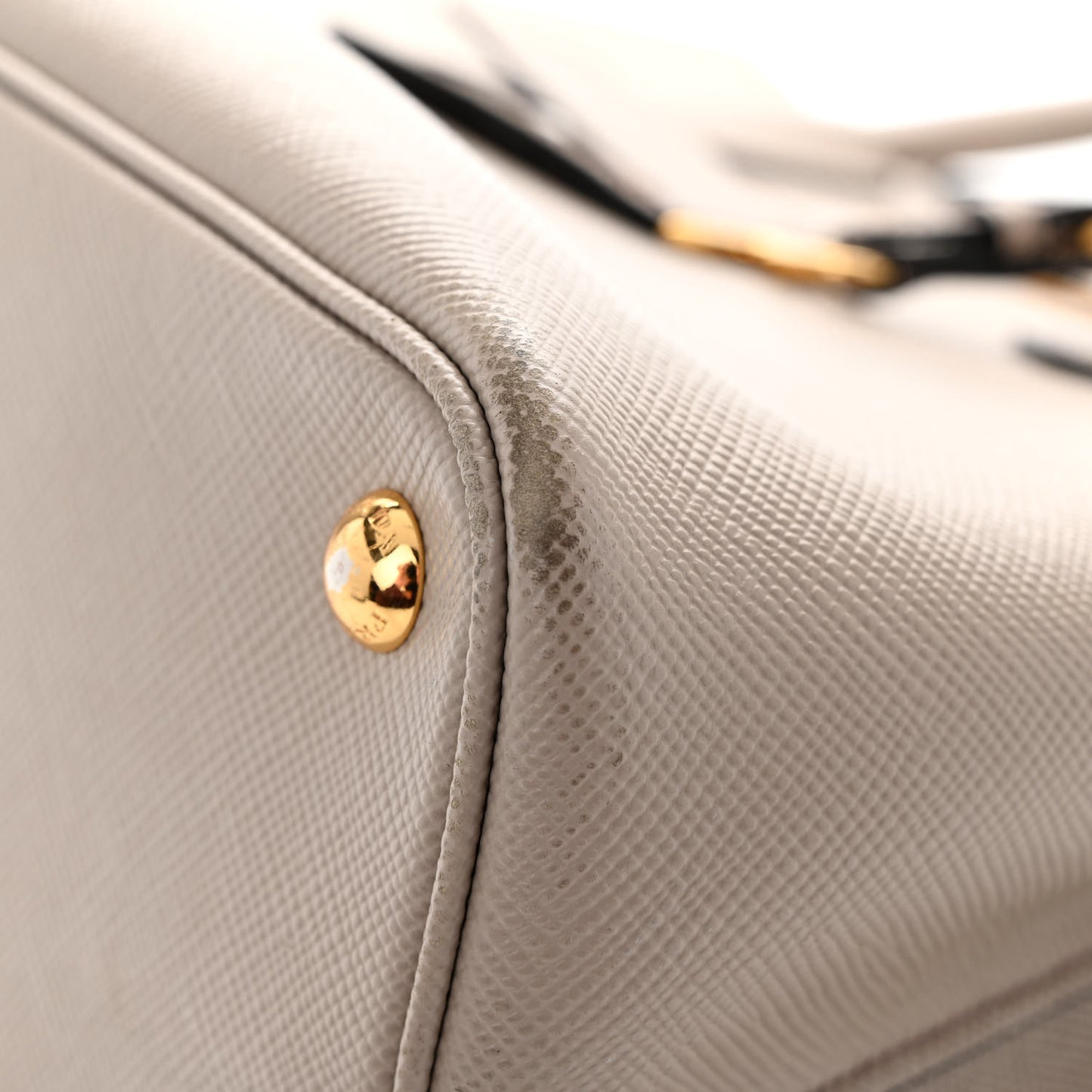 Saffiano Cuir Small Double Bag Pomice