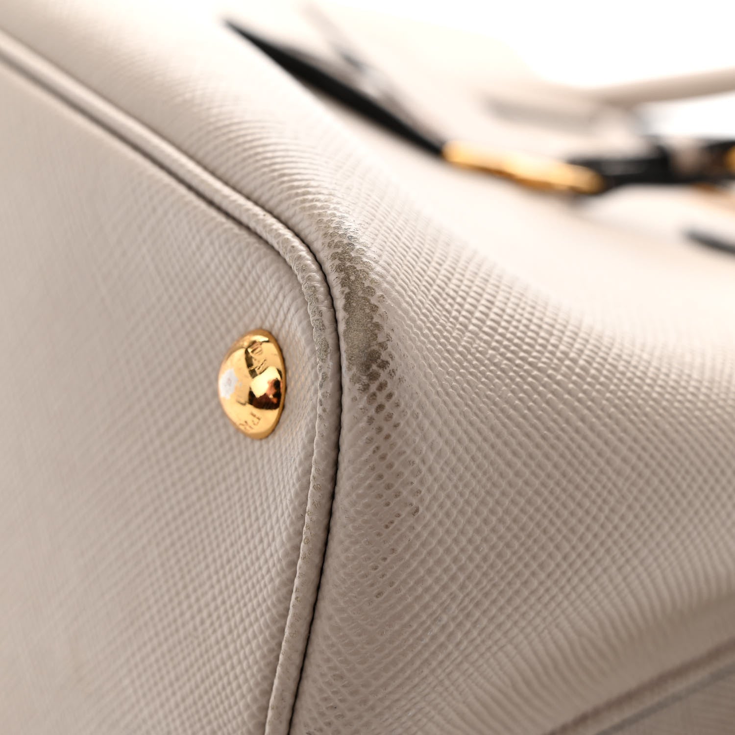 Prada Saffiano Cuir Small Double Bag Pomice 13 of 13