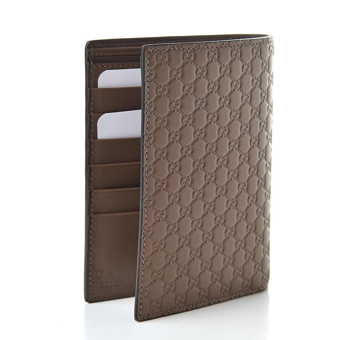 Microguccissima Passport Case Acero