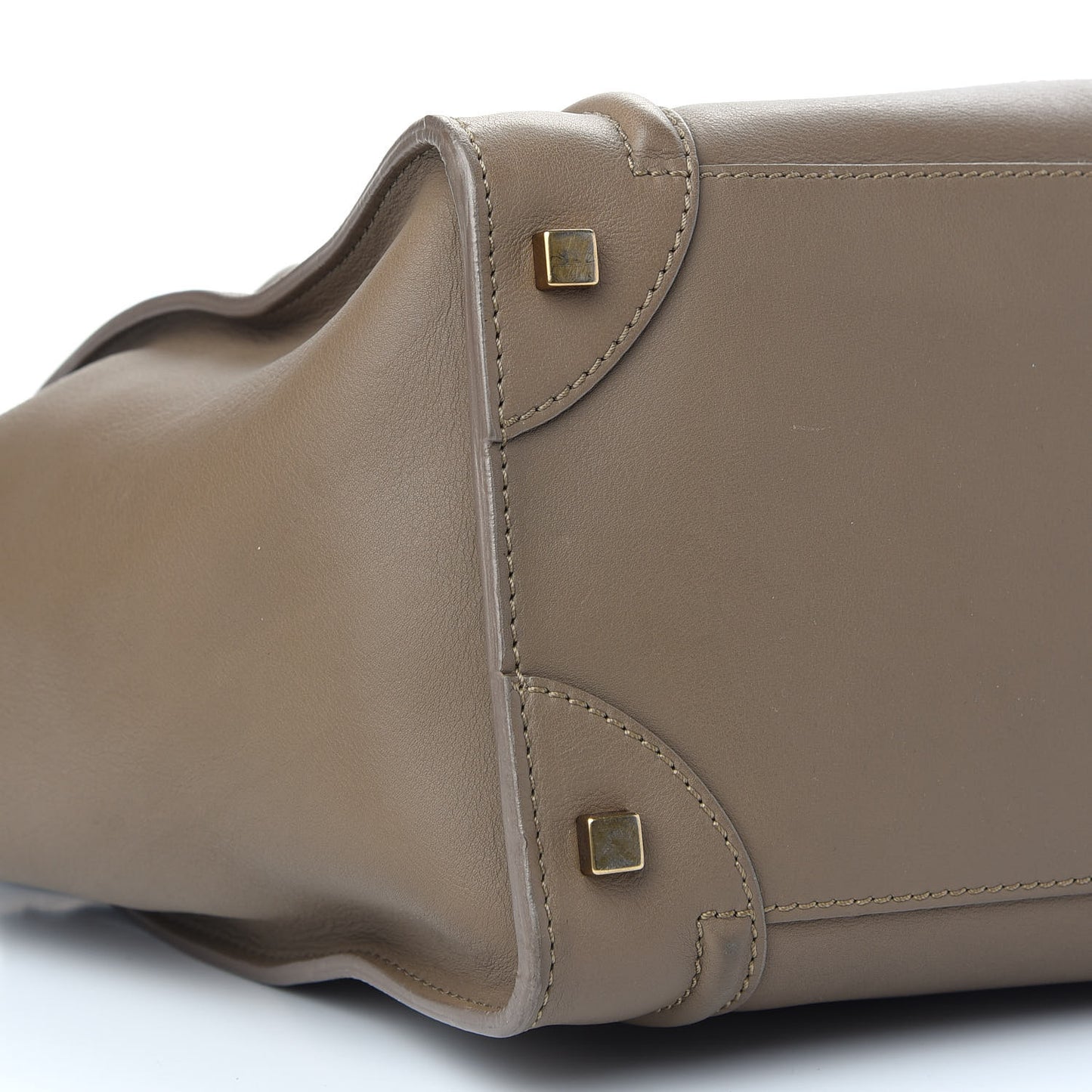 Smooth Calfskin Mini Luggage Camel