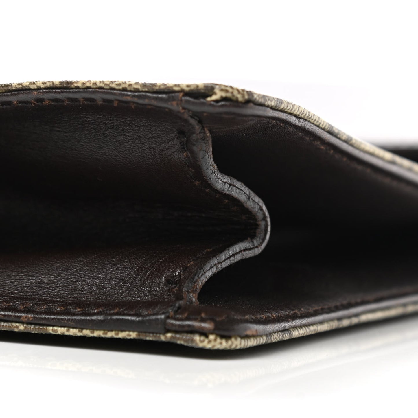 GG Supreme Monogram Flap Briefcase Brown
