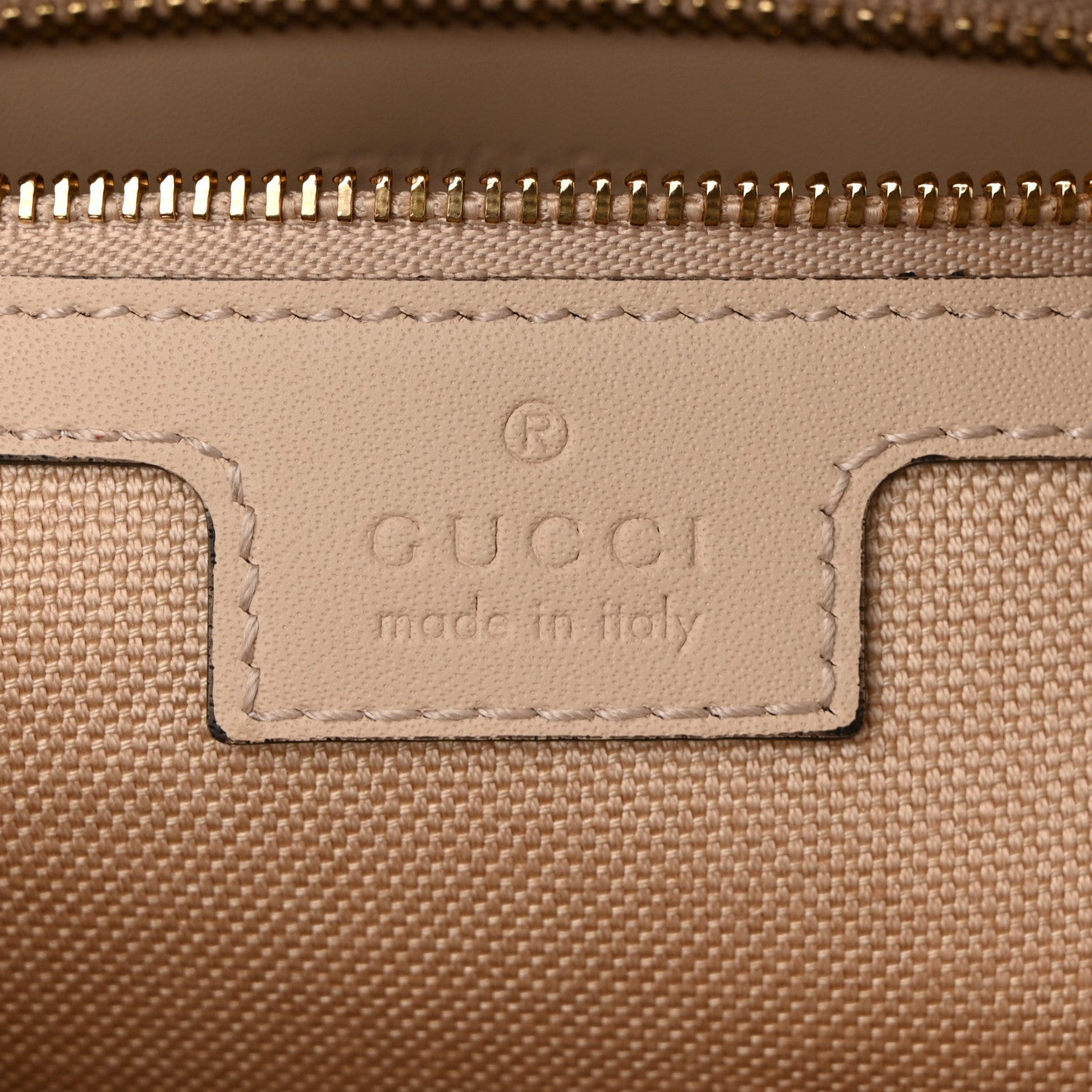 Gucci Summer Denim Calfskin GG Monogram Small Ophidia Top Handle Bag Souffle Rose 6 of 10