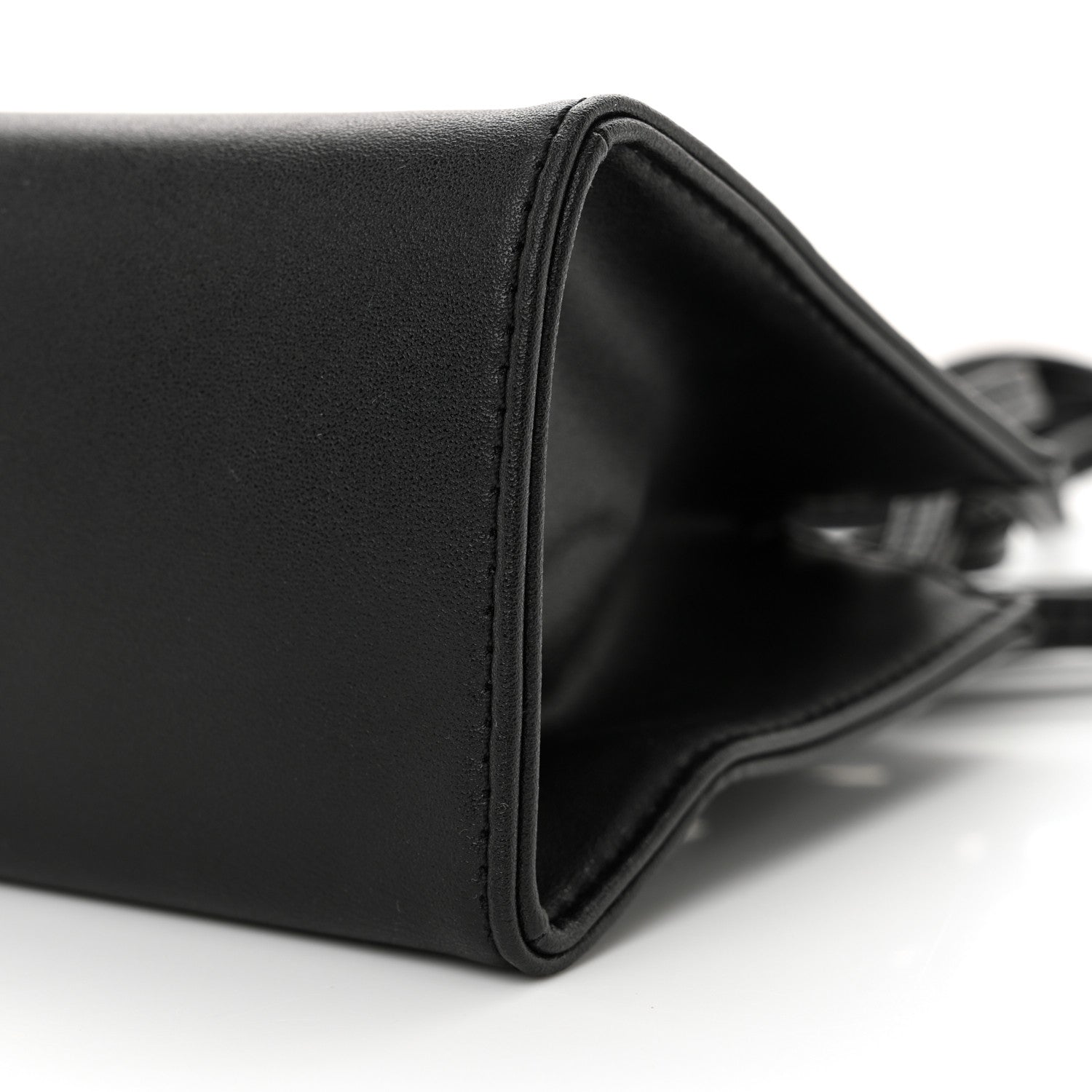 Telfar Vegan Leather Small Shopping Bag Black 10 of 10
