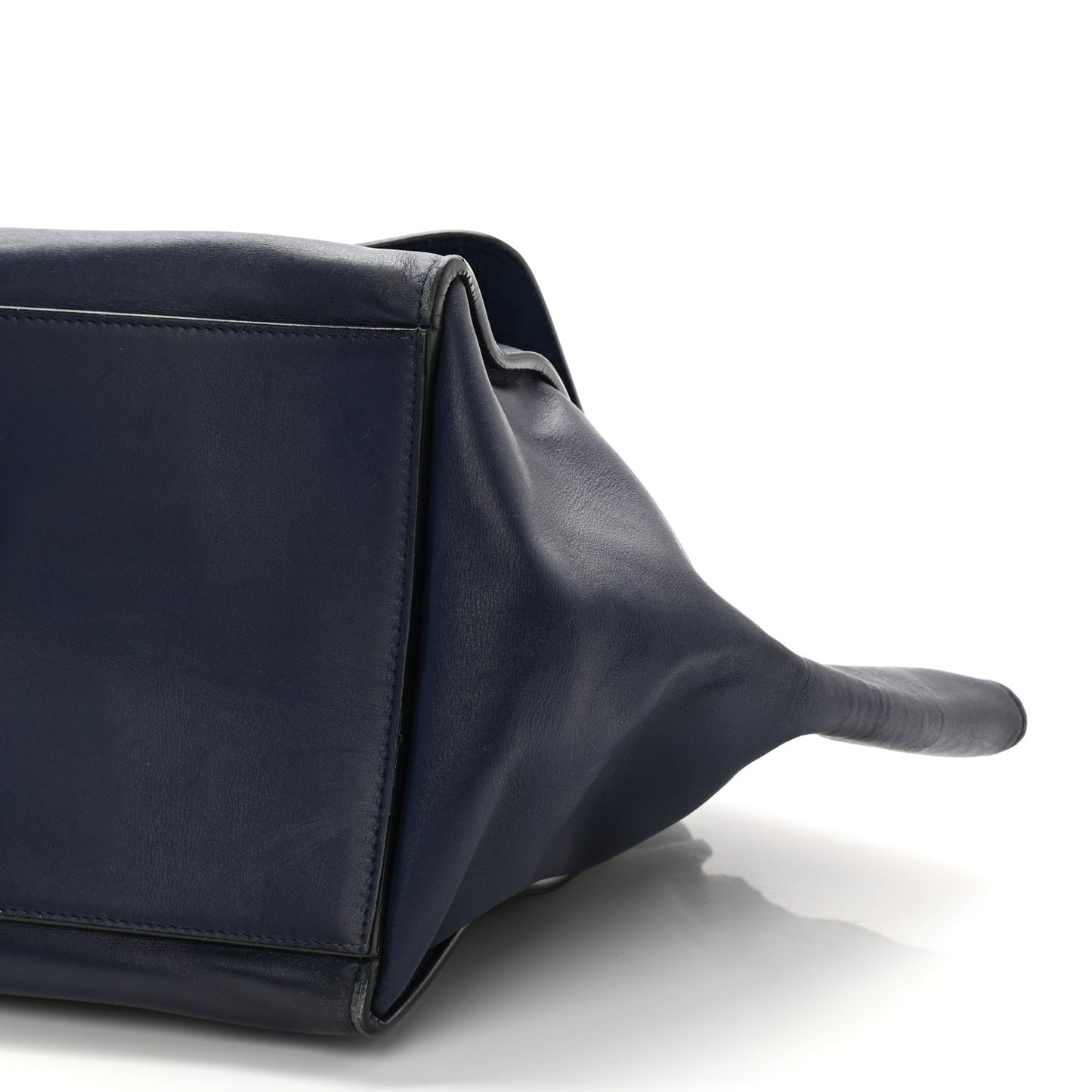 Smooth Calfskin Medium Trapeze Navy Blue